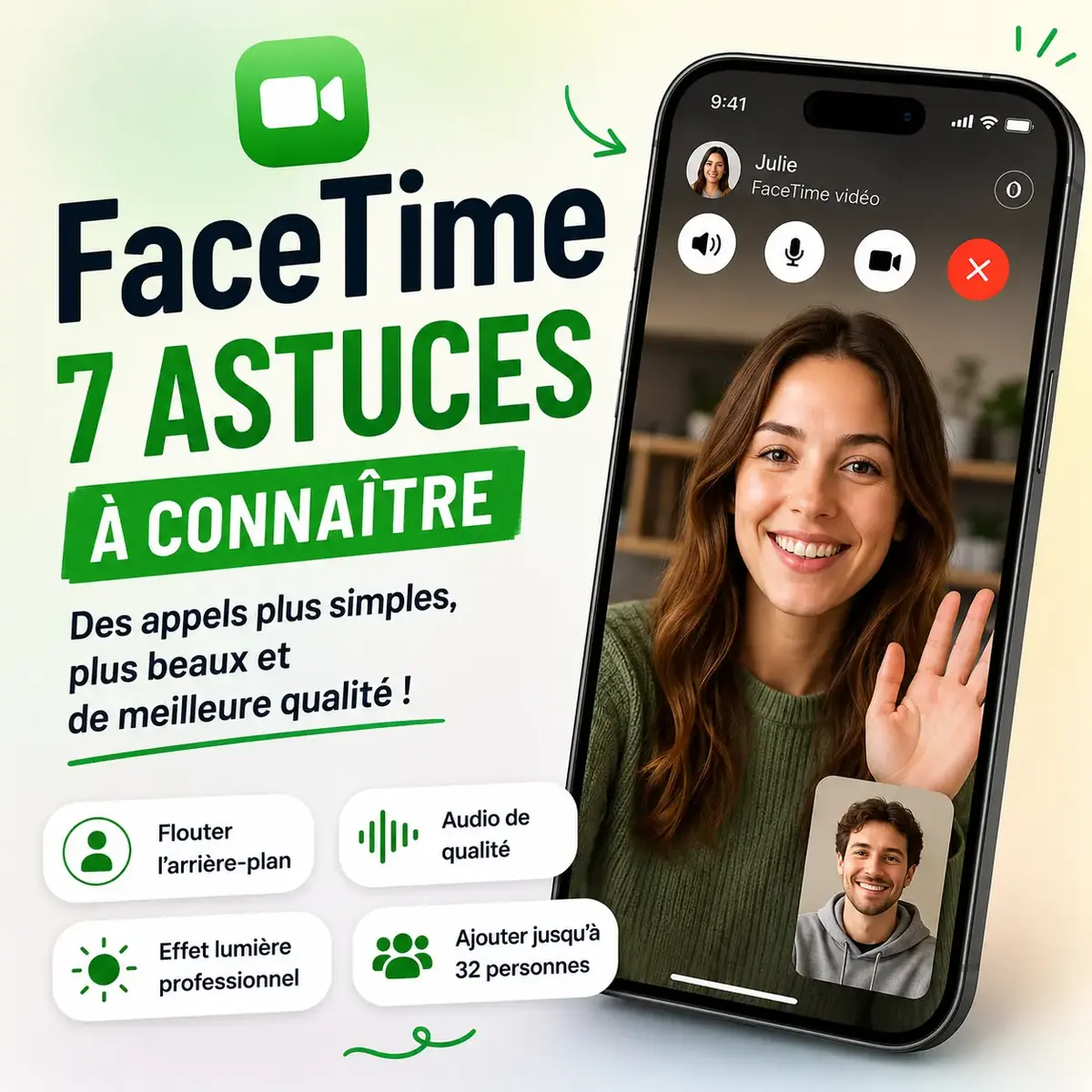 Flouter l&rsquo;arri&egrave;re-plan, isoler votre voix&nbsp;: 7 astuces m&eacute;connues pour FaceTime