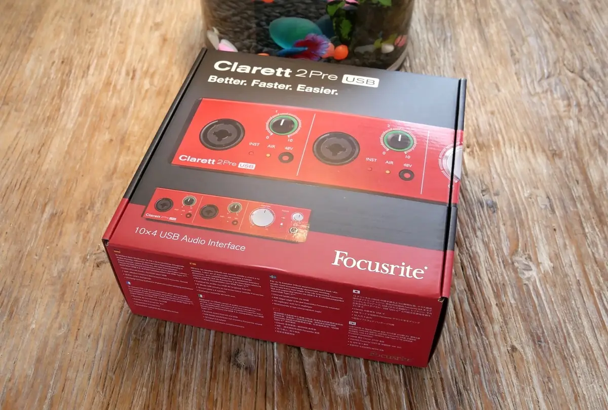 Test de la Clarett 2 Pre : une affriolante carte son alimentée par USB-C chez Focusrite