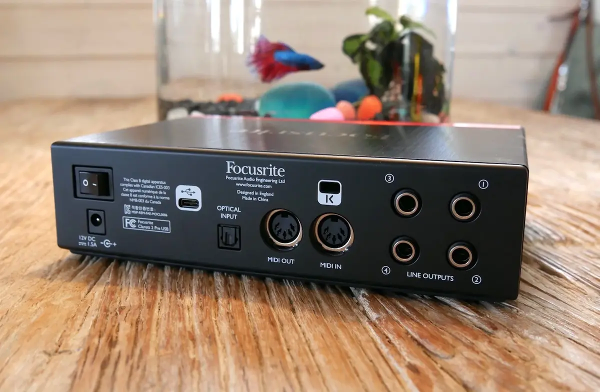 Test de la Clarett 2 Pre : une affriolante carte son alimentée par USB-C chez Focusrite