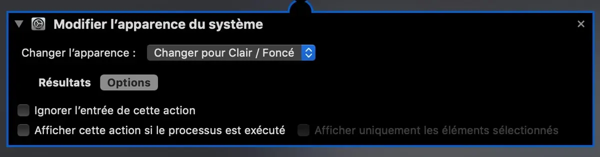 Astuce : ajouter un raccourci dans le dock pour (dés)activer le mode sombre de macOS Mojave