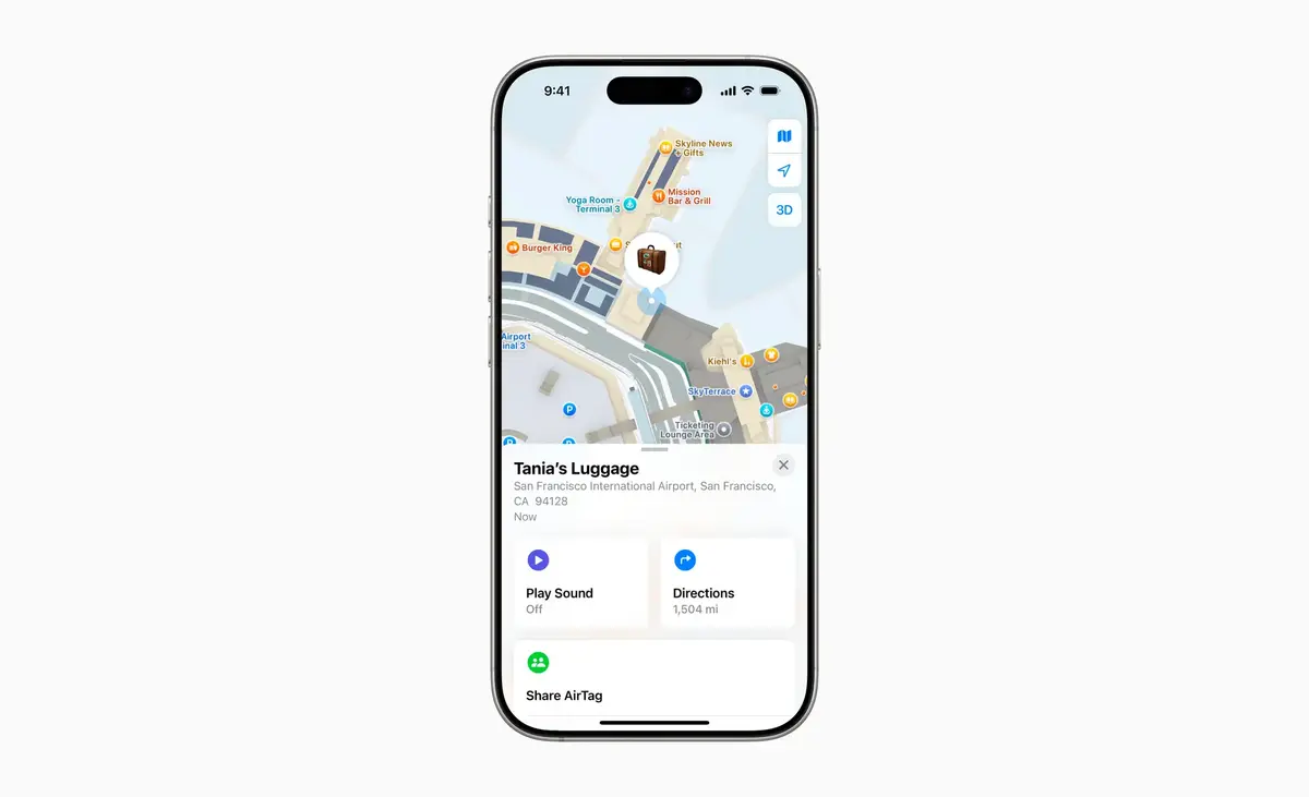 Les voleurs de bagages vont détester cette nouvelle fonction des AirTags et d'iOS 18.2