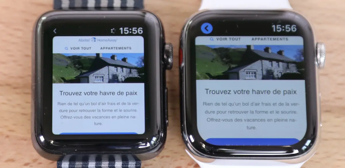 Test de l'Apple Watch Series 4