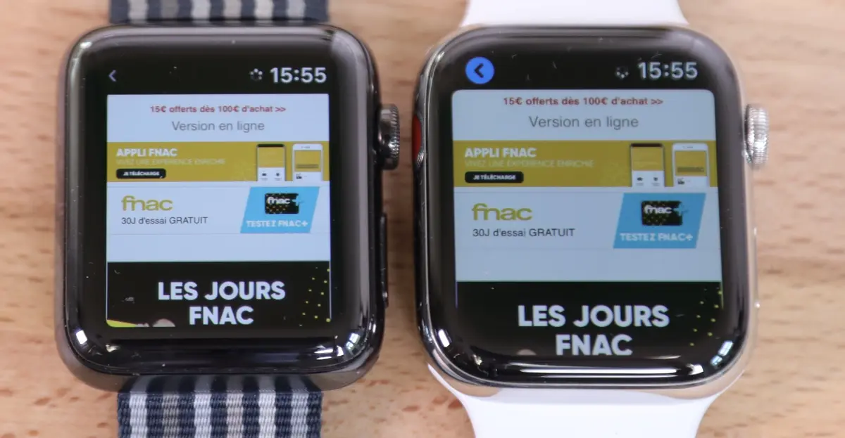 Test de l'Apple Watch Series 4