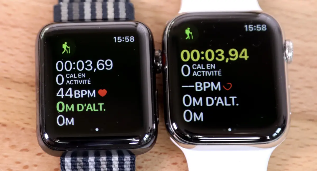 Test de l'Apple Watch Series 4