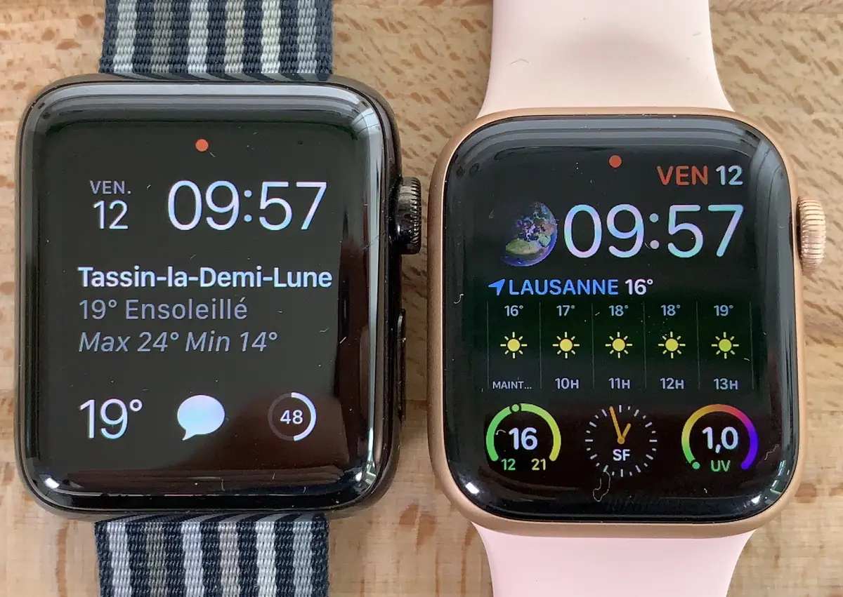 Test de l'Apple Watch Series 4