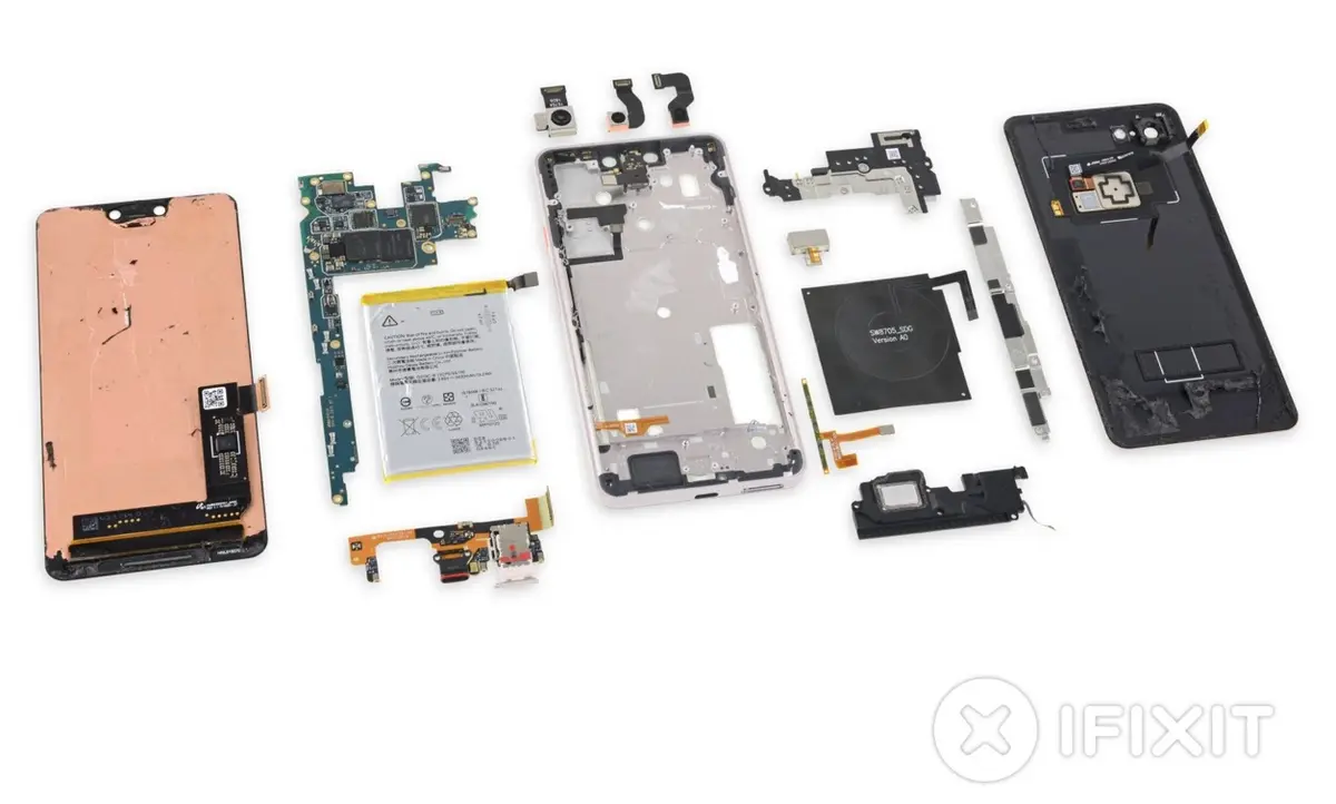 iFixit dénude le Pixel 3 XL de Google et lui colle un 4 sur 10 en réparabilité