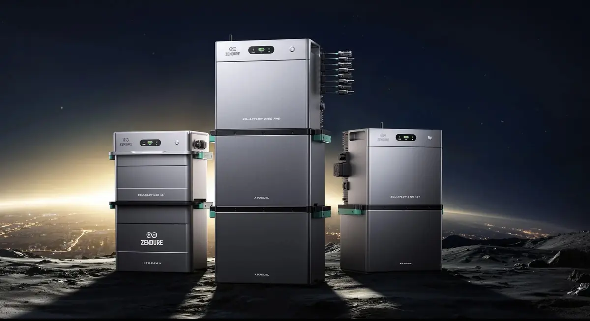 Batteries solaires&nbsp;: Zendure d&eacute;voile les SolarFlow 2400 AC+, 2400 Pro et 1600 AC+&nbsp;! (+ code promo)