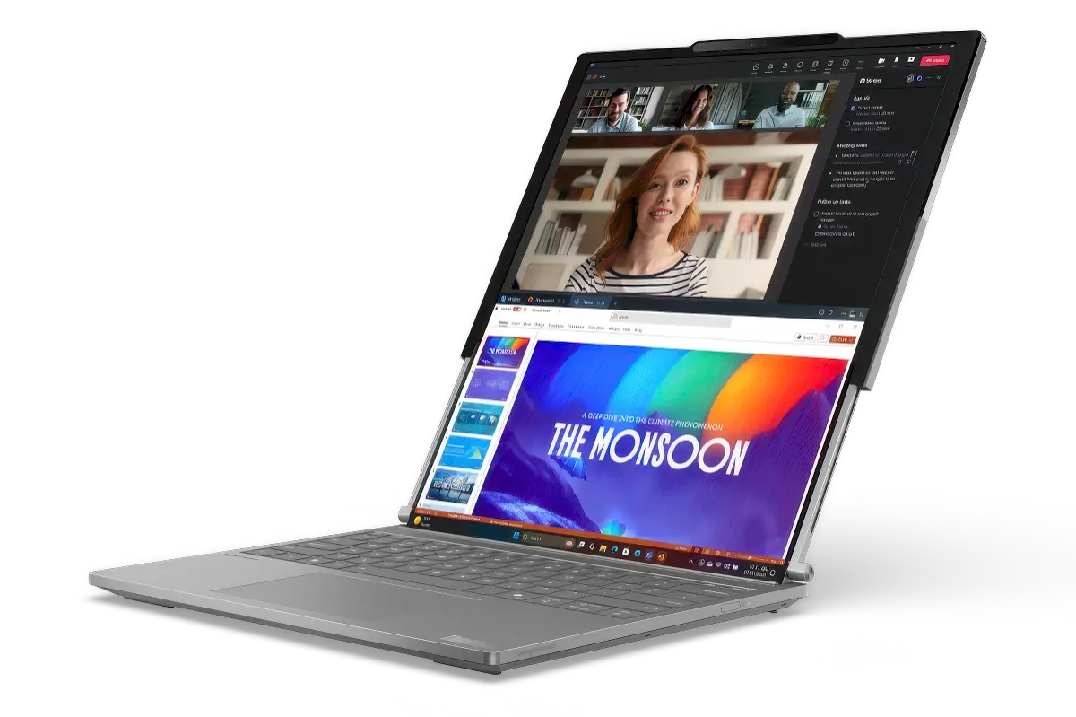 Ce PC Lenovo et son écran qui se déroule est improbable mais… pourquoi pas ?