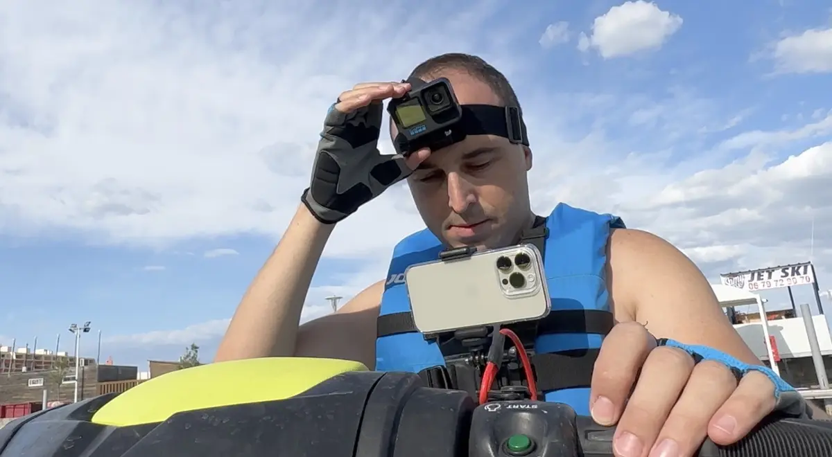 On a testé le mode "action" de l'iPhone 14 Pro en Jetski ! Meilleur que GoPro ? (vidéo)