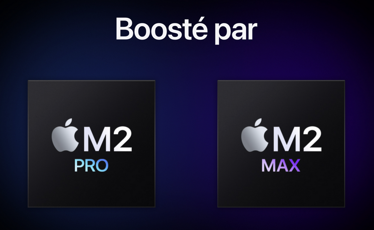 Pas de cœurs haute performance supplémentaires pour les M2 Pro et M2 Max