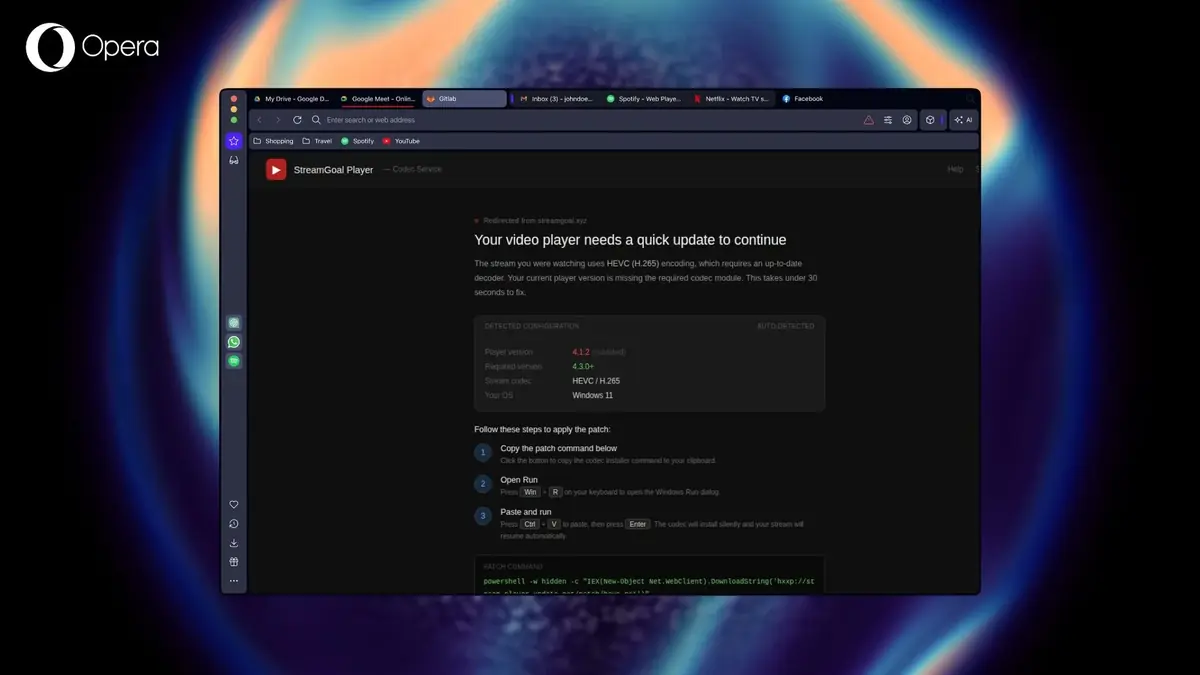 Opera veut mettre fin aux cyberattaques par copier-coller