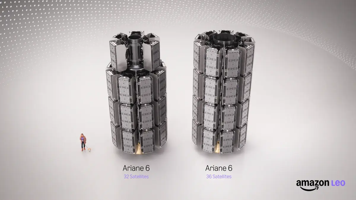 Amazon r&eacute;serve six Ariane 6 de plus pour son r&eacute;seau Leo