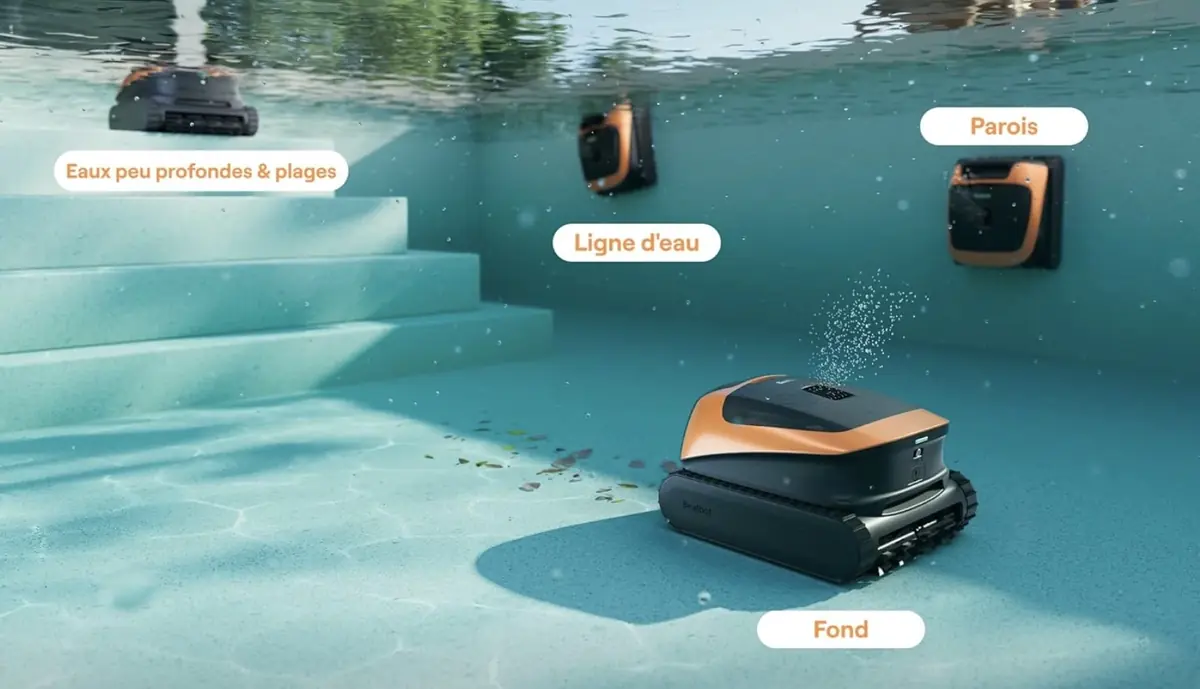 Les robots de piscine Beatbot Sora 70, 30 et 10 sont en promo&nbsp;: profitez du meilleur prix&nbsp;!