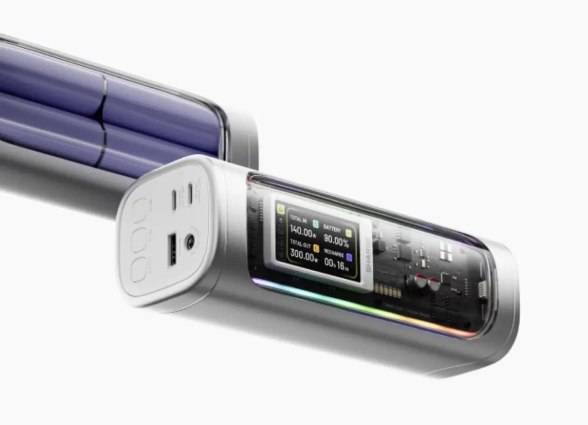 Shargeek 300&nbsp;: la batterie externe qui charge &agrave; 300 watts avec un design qui claque