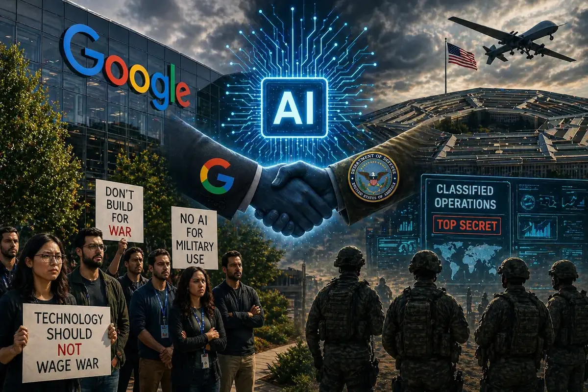 Google Pentagone Arm&eacute;e IA