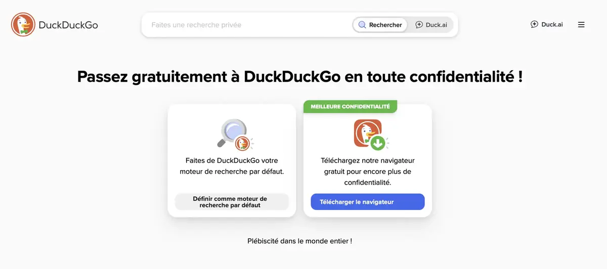 Ma&icirc;tre de la vie priv&eacute;e, DuckDuckGo ajoute l&rsquo;&eacute;dition d&rsquo;images &agrave; Duck.ai