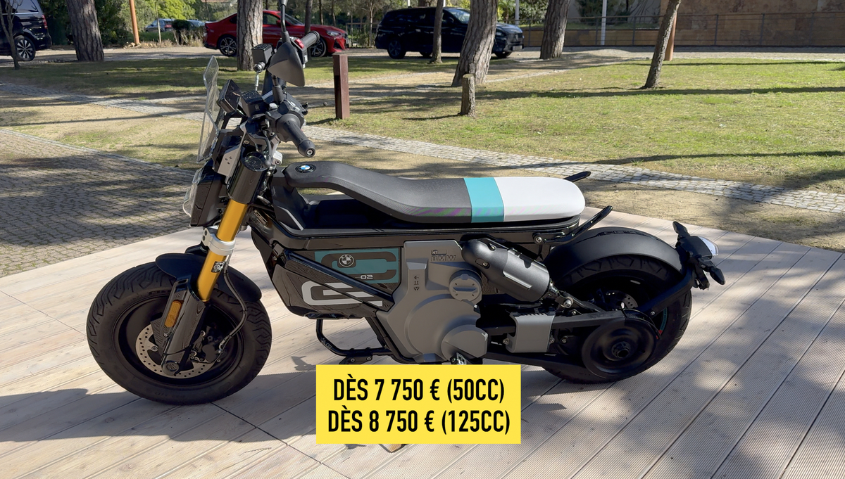 Essai BMW CE02 : une moto électrique au look futuriste accessible dès 14 ans !