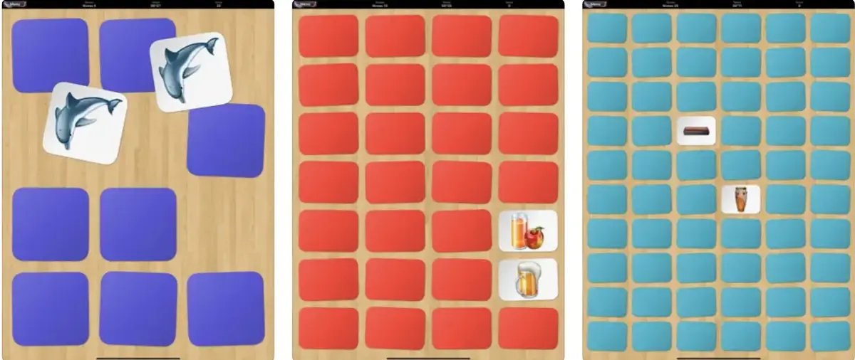 Le jeu de mémoire Memorama modernise un grand classique sur iPhone