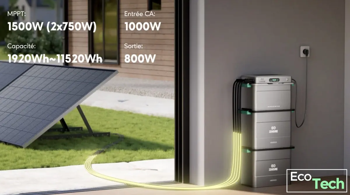 Test Zendure SolarFlow 800 Plus&nbsp;: la batterie solaire &agrave; 450&euro; pour 2 kWh, id&eacute;ale pour d&eacute;buter&nbsp;?