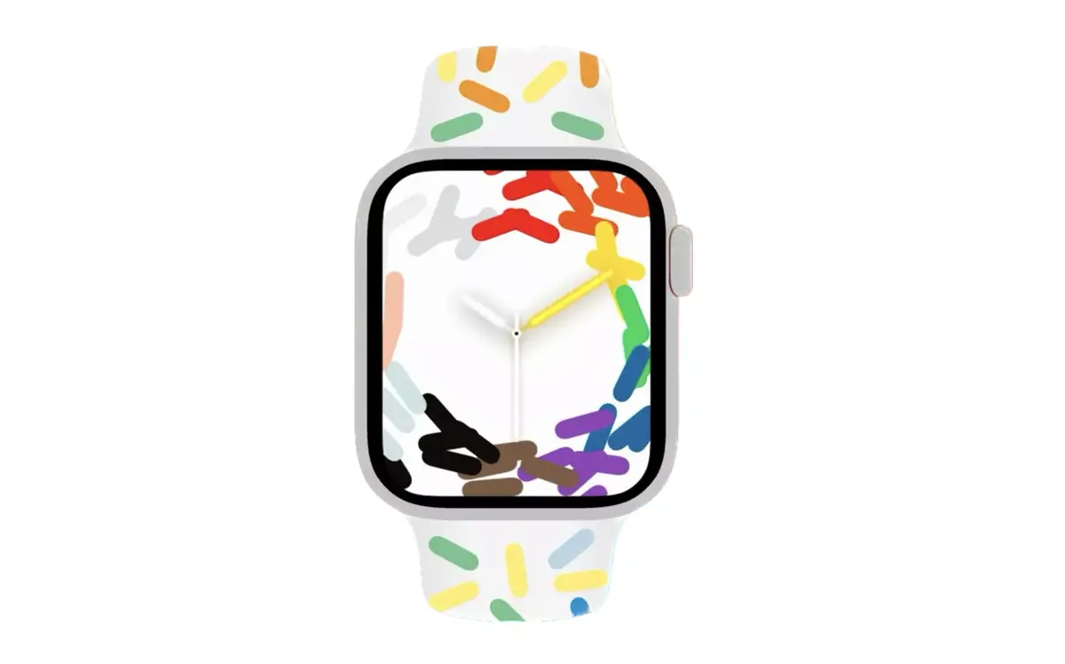 Serait-ce le nouveau bracelet Pride Edition 2023 de l'Apple Watch ?