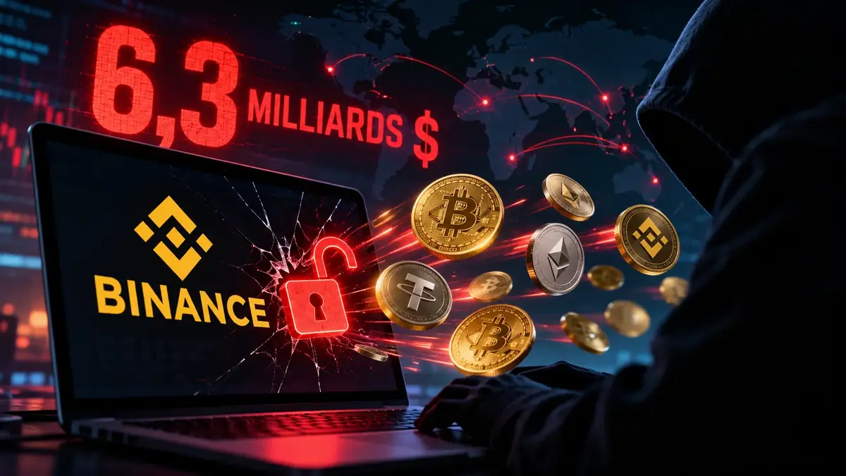 Binance victime d’un piratage historique : 6,3 milliards de dollars de cryptomonnaies concernés !
