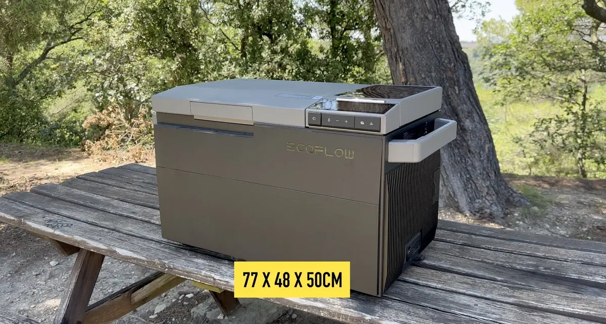 Test EcoFlow Glacier : frigo, congélateur, et machine à glaçons portable connectée !