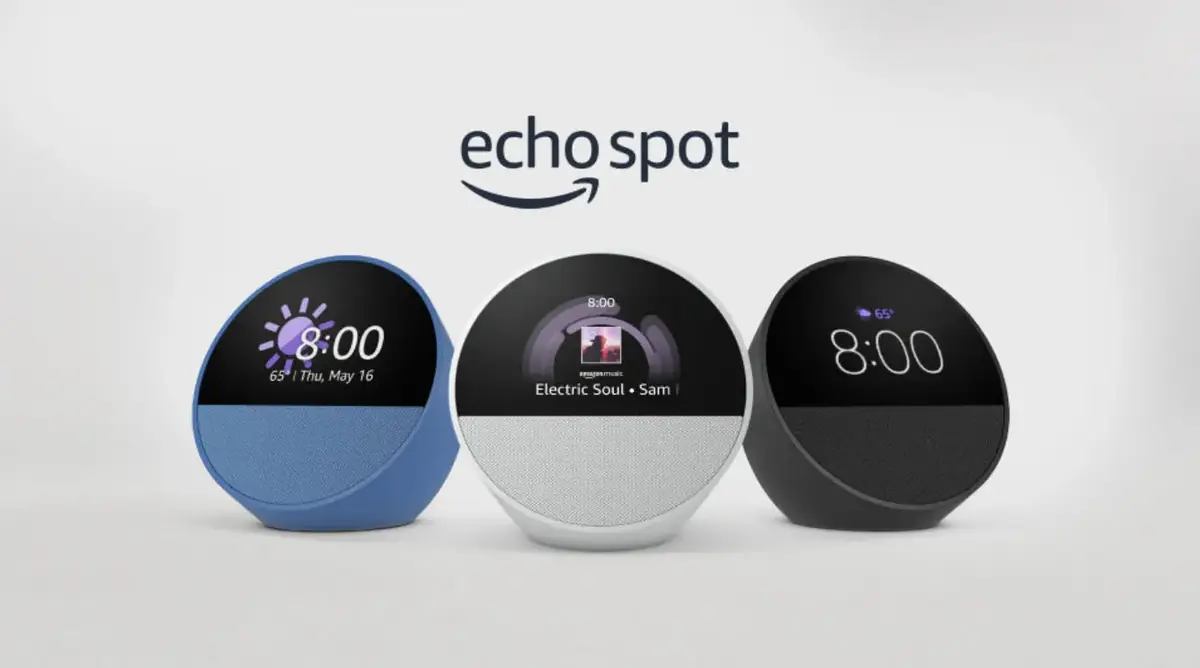 Amazon Echo Spot id&eacute;e cadeau r&eacute;veil connect&eacute; promo