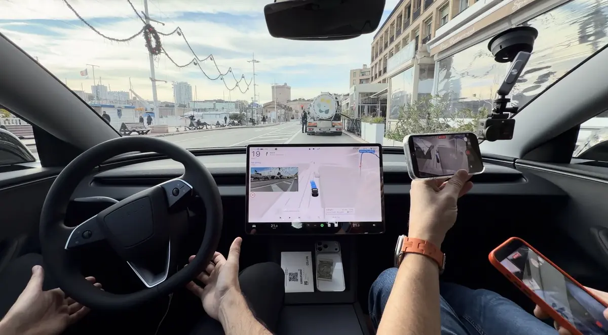Une Tesla FSD 100% autonome à Marseille ? On a testé ! (et c'est bluffant)