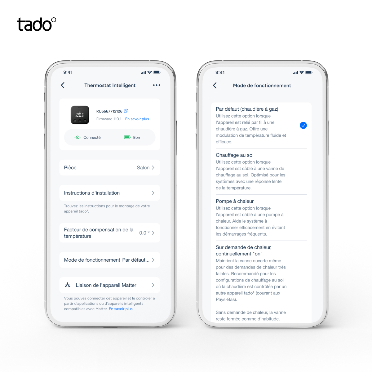 tado&deg; d&eacute;voile un nouveau mode pour adapter son thermostat aux diff&eacute;rents syst&egrave;mes de chauffage