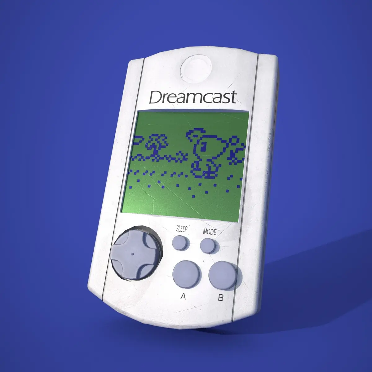 Appel&eacute;e VMU, les cartes m&eacute;moire de la Dremcast permettaient de jouer &agrave; des petits jeux annexes des versions sur console.