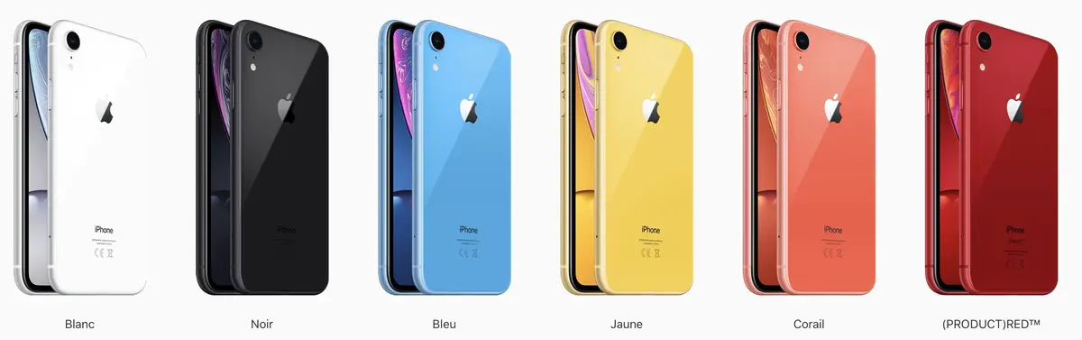 Sondage : quelle couleur et quelle capacité pour votre iPhone XR ?