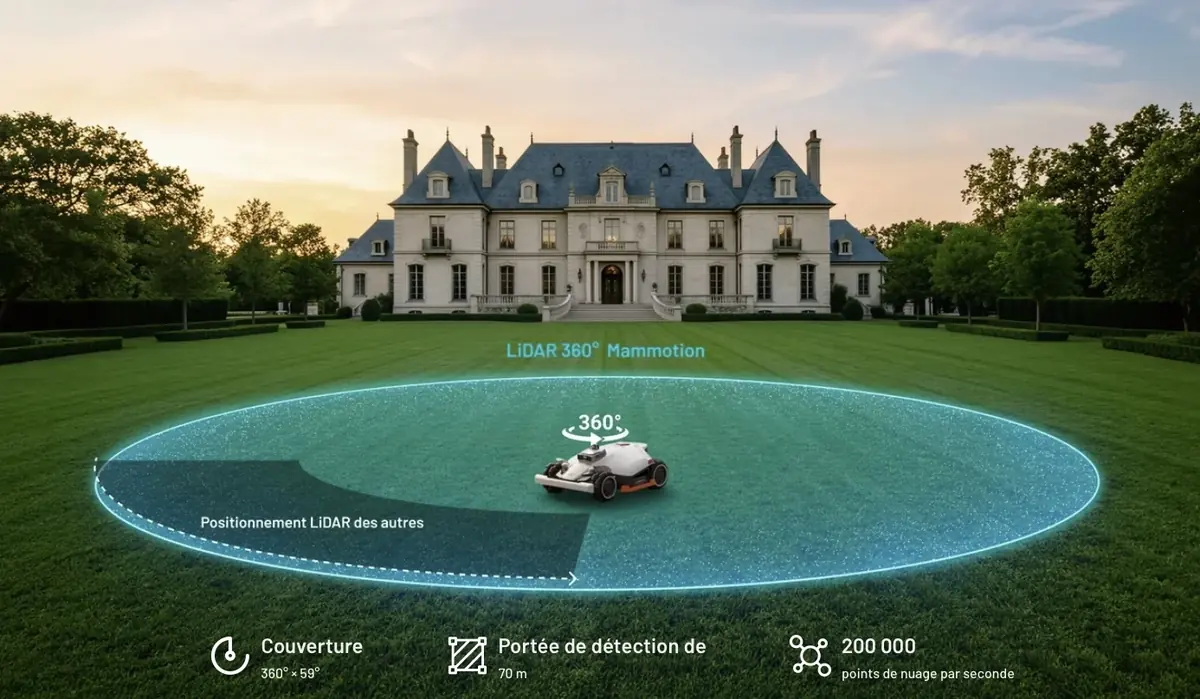 Test Mammotion Luba 3 AWD 3000&nbsp;: un robot tondeuse vraiment taill&eacute; pour les grandes surfaces&nbsp;?