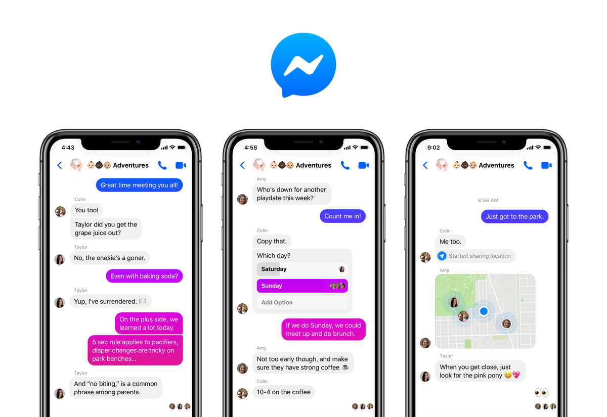 Facebook Messenger adopte une tenue beaucoup plus fun ! (avec un mode sombre aussi)