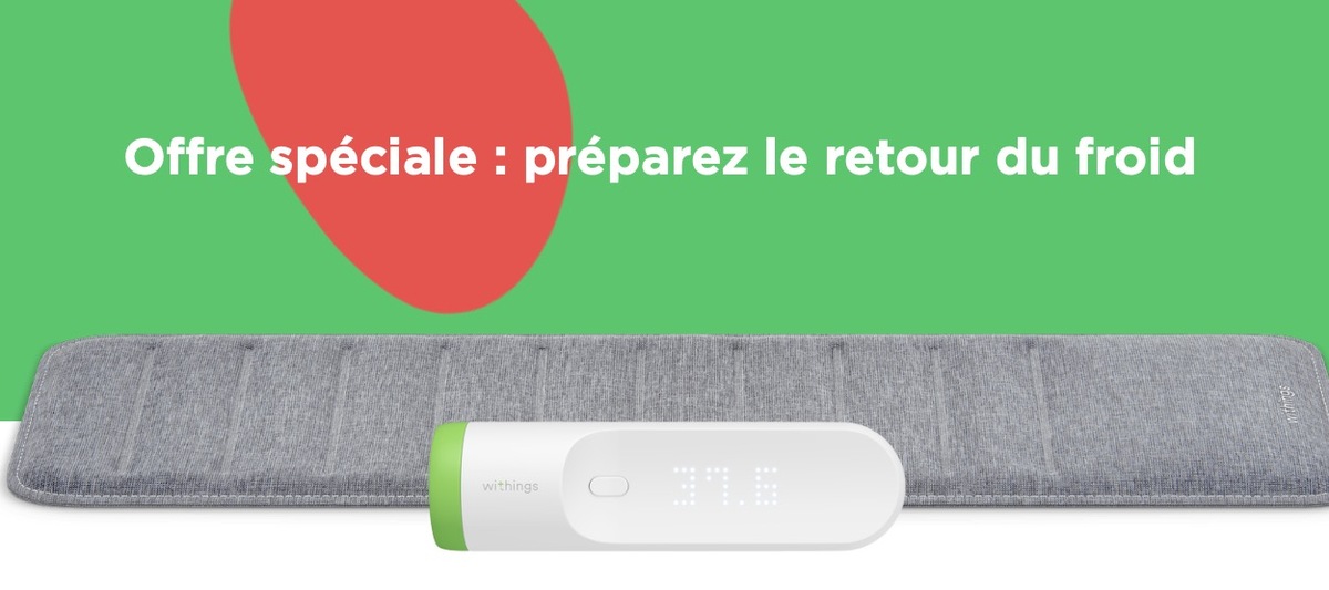 Promos : MacBook Pro 2018, 30% sur les Withings Thermo et Sleep, DJI Mavic Air à 602€