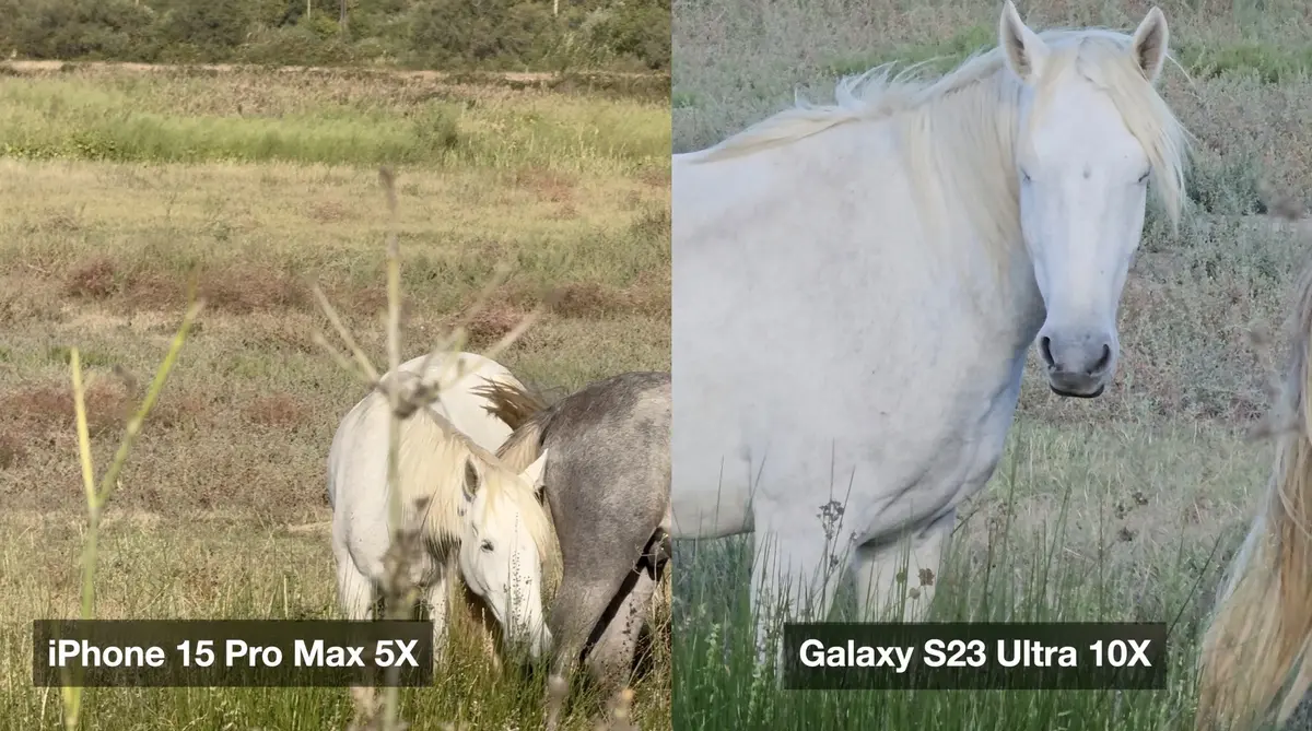 Test iPhone 15 Pro Max vs Samsung Galaxy S23 Ultra : comparatif photo/vidéo !