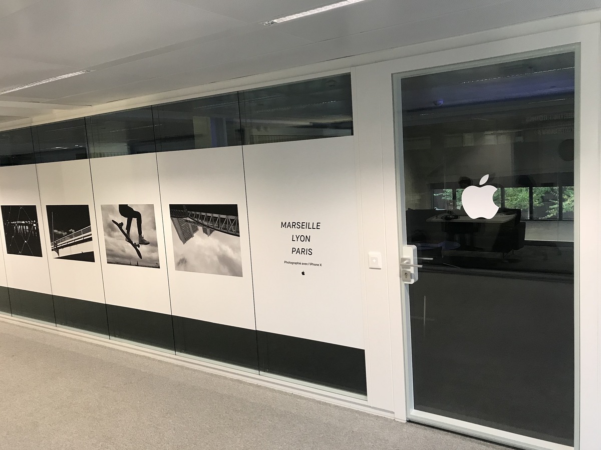 Apple accroche enfin son logo à StationF (photos)