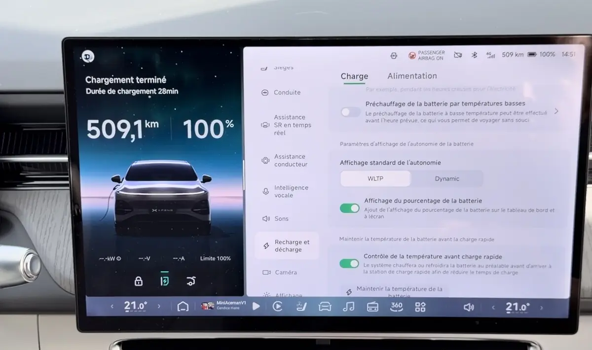 Test des &eacute;crans du XPeng G6 2026&nbsp;: sentinelle, XCombo... &agrave; la hauteur de Tesla&nbsp;!