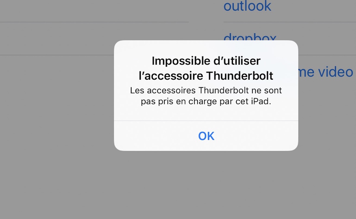 iPad Pro 2018 : le Thunderbolt ne fonctionne pas, mais il peut dépanner !