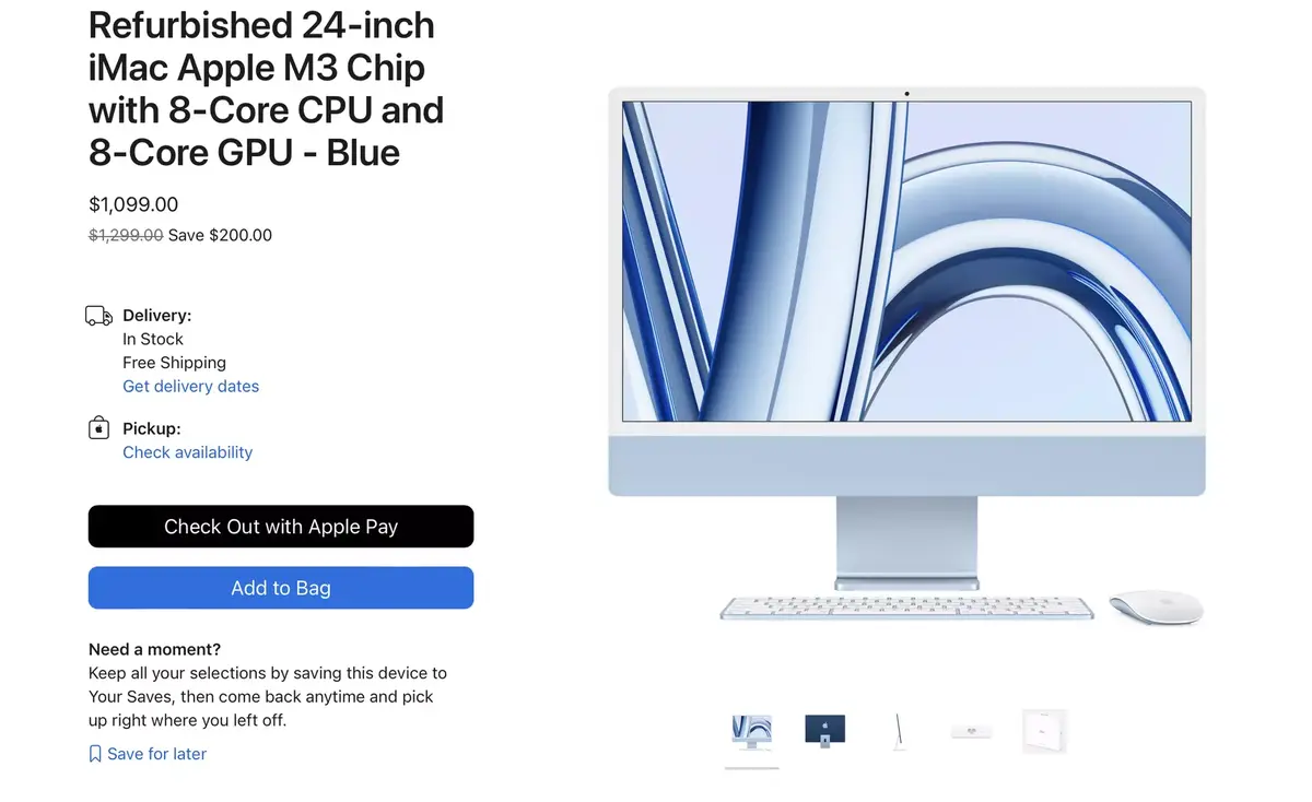 Les iMac M3 en approche sur le Refurb !