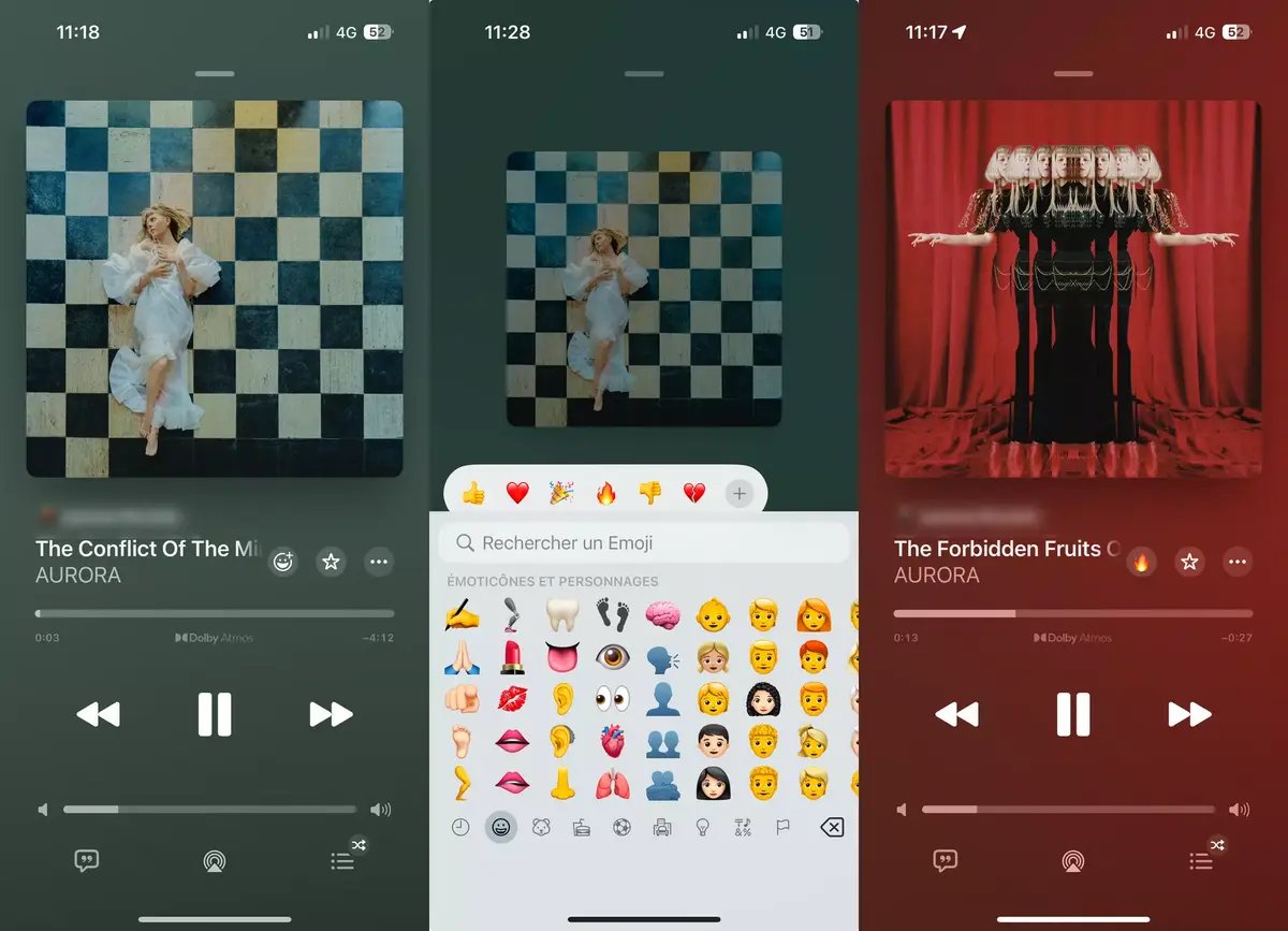 Comment afficher un émoji dans Apple Music sur l’iPhone