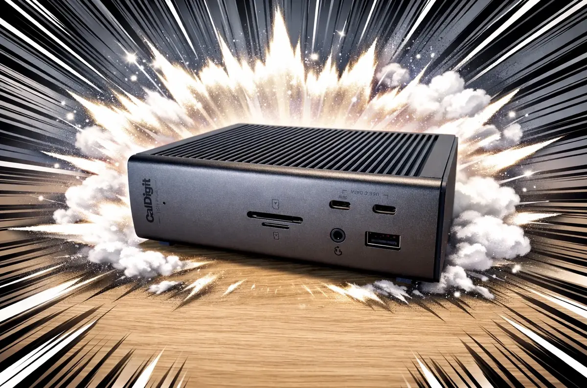 Test Dock CalDigit TS5 Plus Thunderbolt 5 10 GbE