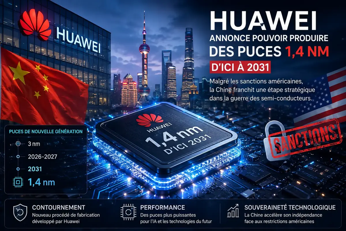Huawei puces 1,4nm