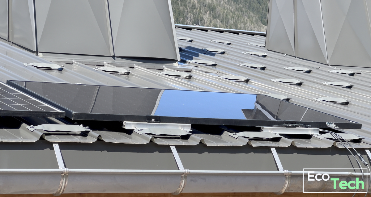 Installation de panneaux solaires Sunethic T800 sur un toit bac acier ! (+ Code promo )