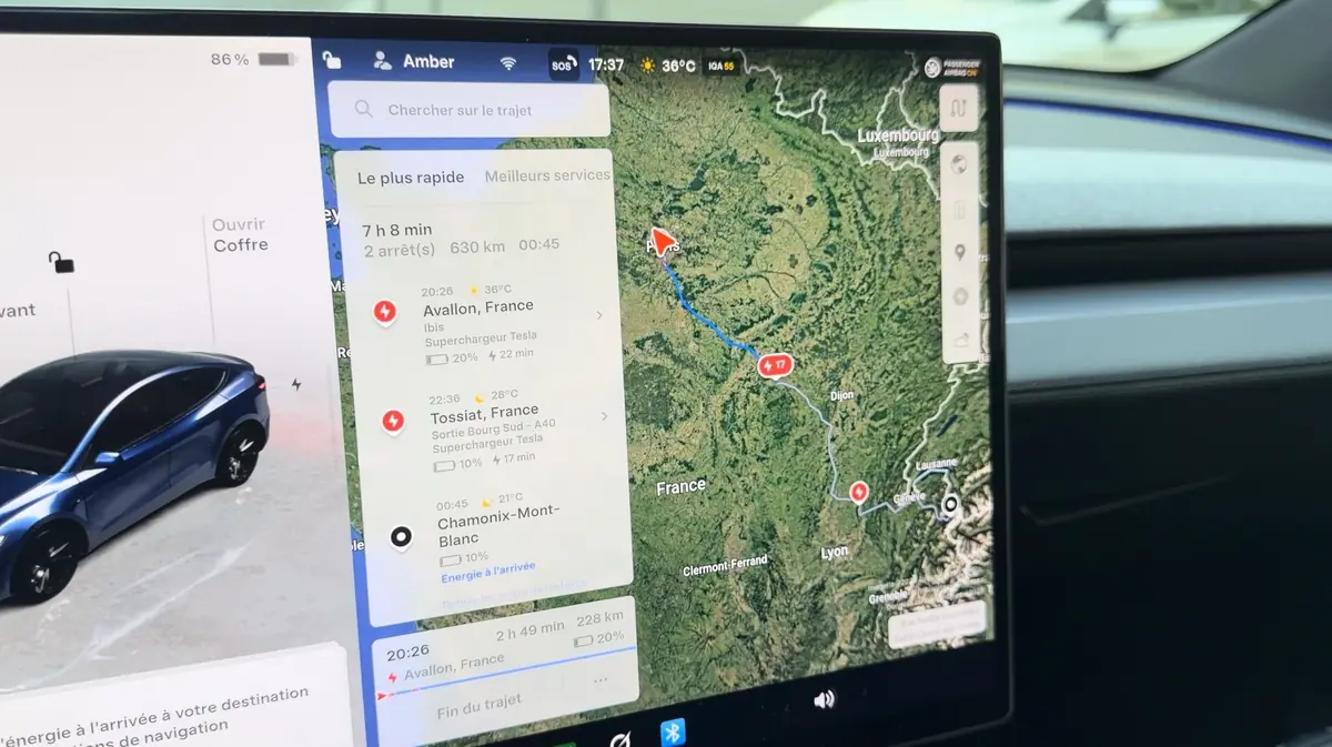 Essai Model Y 7 places 2026&nbsp;: peut-on vraiment partir en vacances en famille avec des bagages&nbsp;?