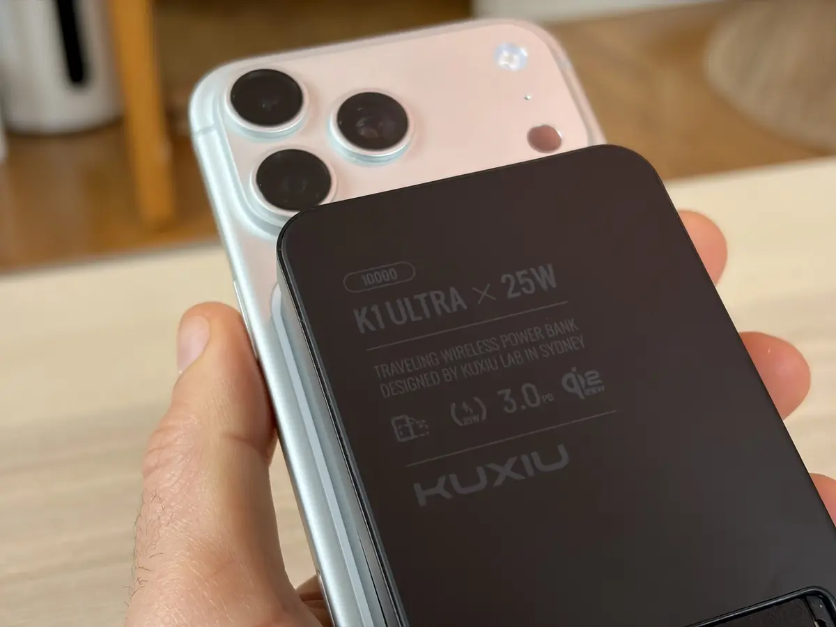 Test de la Kuxiu K1 Ultra : la batterie Qi2.2 de 25W qui fait tout