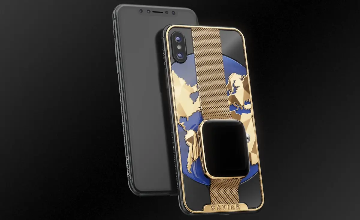 Caviar : quand l'AppleWatch se greffe à un iPhone XS Max