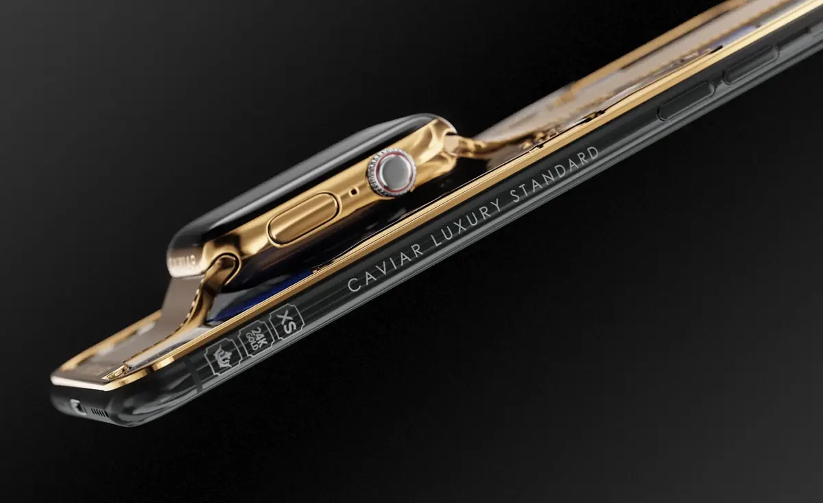 Caviar : quand l'AppleWatch se greffe à un iPhone XS Max