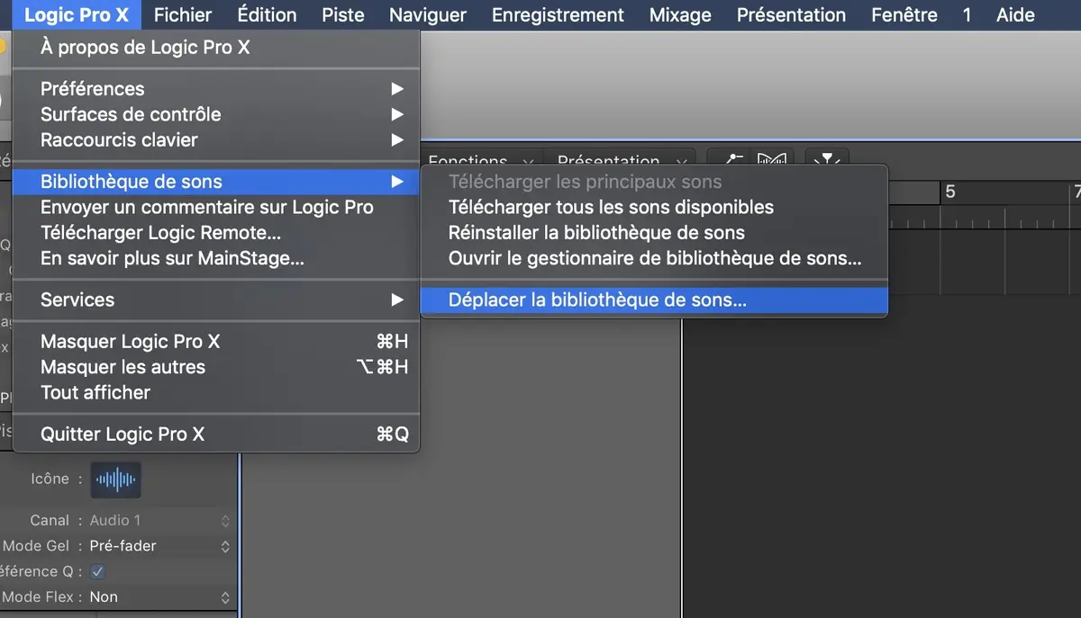 Astuce : comment déplacer la bibliothèque de sons Logic Pro X sur un autre disque