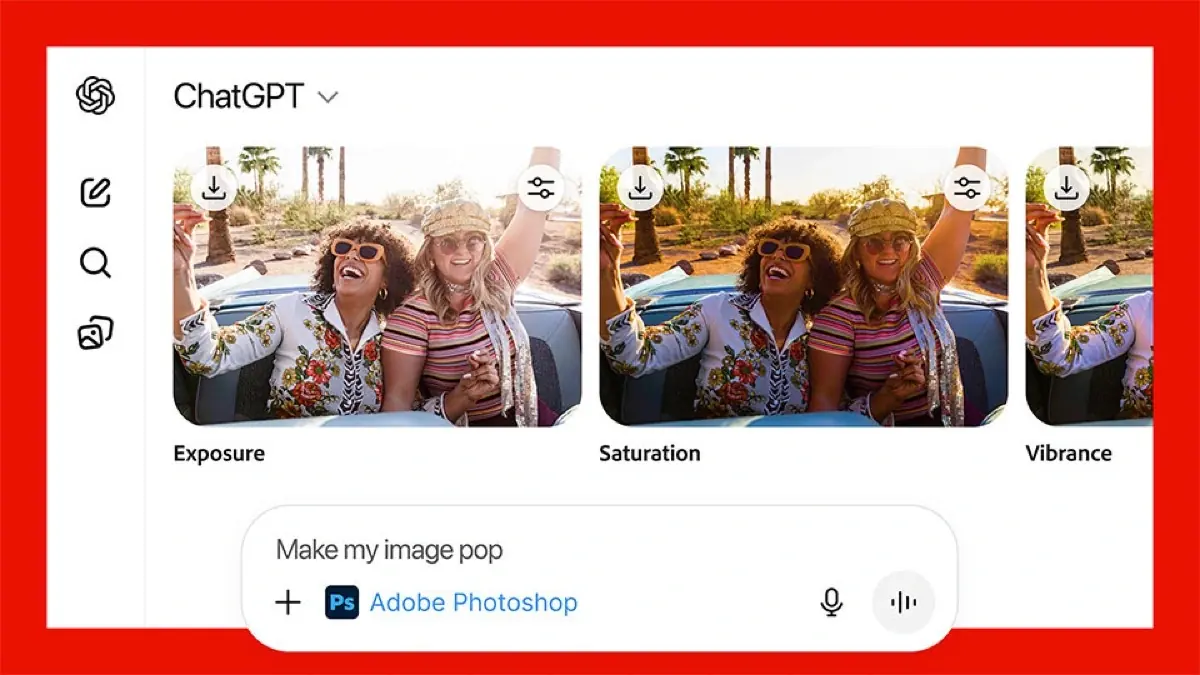 Adobe intègre désormais Photoshop, Express et Acrobat directement dans ChatGPT !
