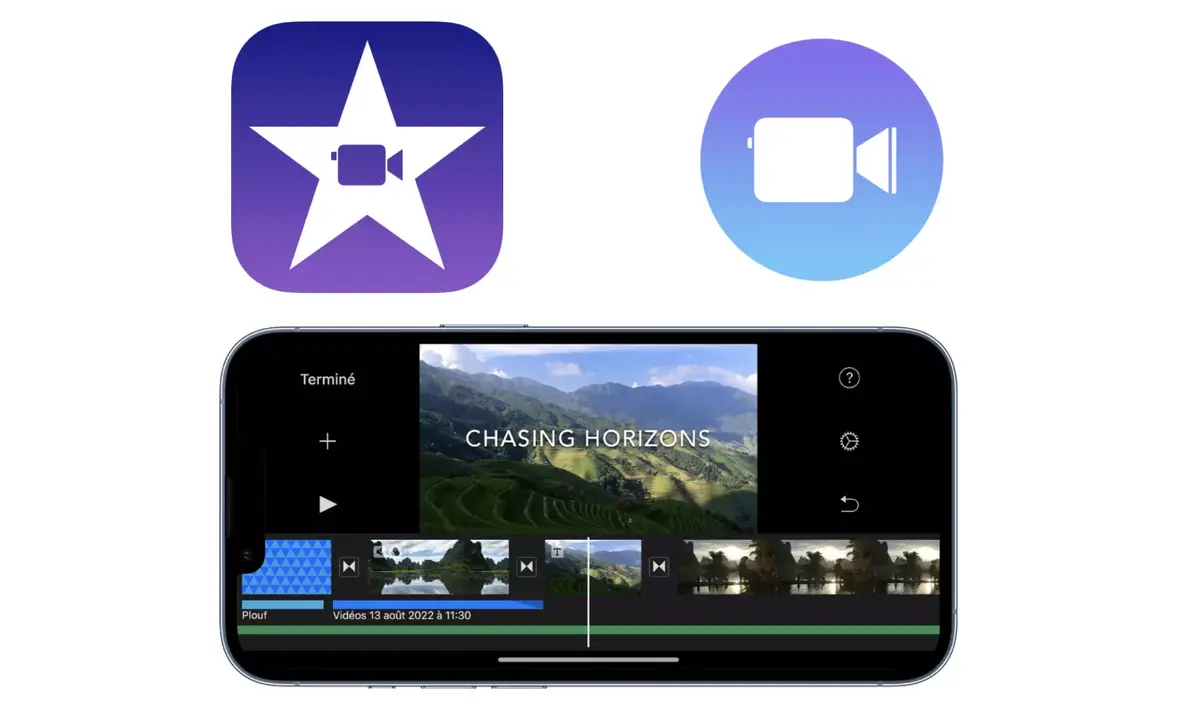 iMovie et Clips mise à jour iPhone 15 Pro